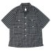 画像1: Post O'Alls（ポストオーバーオールズ）Town&Country HAVANA（タウン＆カントリーハバナ）"Cotton broadcloth check" / Black（ブラック） (1)
