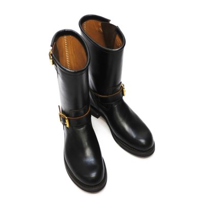 画像4: Y'2 LEATHER（ワイツーレザー）ENGINEERE BOOTS（エンジニアブーツ）"ECO HORSE TEA-CORE" / Black（ブラック）