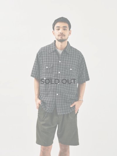 画像7: Post O'Alls（ポストオーバーオールズ）Town&Country HAVANA（タウン＆カントリーハバナ）"Cotton broadcloth check" / Black（ブラック）