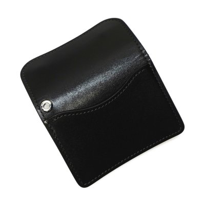 画像7: WILD SWANS（ワイルドスワンズ）TONGUE(EYELET)（タング アイレット）マルチコインケース"サドルプルアップ"/Black（ブラック）