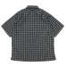 画像2: Post O'Alls（ポストオーバーオールズ）Town&Country HAVANA（タウン＆カントリーハバナ）"Cotton broadcloth check" / Black（ブラック） (2)
