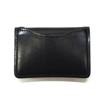画像2: WILD SWANS（ワイルドスワンズ）TONGUE(EYELET)（タング アイレット）マルチコインケース"サドルプルアップ"/Black（ブラック）