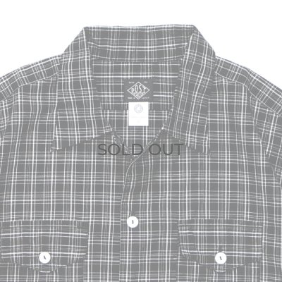 画像3: Post O'Alls（ポストオーバーオールズ）Town&Country HAVANA（タウン＆カントリーハバナ）"Cotton broadcloth check" / Black（ブラック）