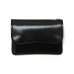 画像1: WILD SWANS（ワイルドスワンズ）TONGUE(EYELET)（タング アイレット）マルチコインケース"サドルプルアップ"/Black（ブラック） (1)