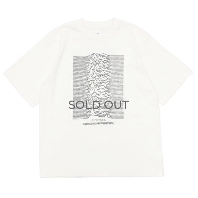 画像2: blurhms ROOTSTOCK（ブラームスルーツストック）Print Tee STANDARD（プリントTシャツ"スタンダード"）"JD UNKNOWN PLEASURES" / Ivory（アイボリー）Ink Black（インクブラック）