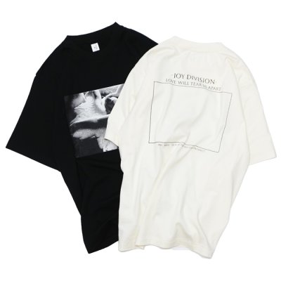 画像1: blurhms ROOTSTOCK（ブラームスルーツストック）Print Tee STANDARD（プリントTシャツ"スタンダード"）"JD LOVE TEAR US APART Photo" / Ivory（アイボリー）Ink Black（インクブラック）