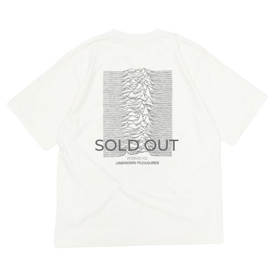 画像3: blurhms ROOTSTOCK（ブラームスルーツストック）Print Tee STANDARD（プリントTシャツ"スタンダード"）"JD UNKNOWN PLEASURES" / Ivory（アイボリー）Ink Black（インクブラック）