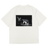 blurhms ROOTSTOCK（ブラームスルーツストック）Print Tee STANDARD（プリントTシャツ"スタンダード"）"JD CLOSER Photo" / Ivory（アイボリー）