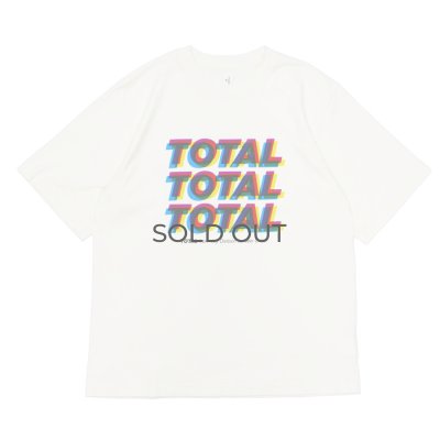 画像1: blurhms ROOTSTOCK（ブラームスルーツストック）Print Tee STANDARD（プリントTシャツ"スタンダード"）"JD TOTAL TOTAL TOTAL" / Ivory（アイボリー）