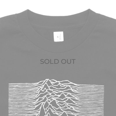 画像6: blurhms ROOTSTOCK（ブラームスルーツストック）Print Tee STANDARD（プリントTシャツ"スタンダード"）"JD UNKNOWN PLEASURES" / Ivory（アイボリー）Ink Black（インクブラック）