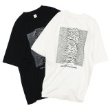 blurhms ROOTSTOCK（ブラームスルーツストック）Print Tee STANDARD（プリントTシャツ"スタンダード"）"JD UNKNOWN PLEASURES" / Ivory（アイボリー）Ink Black（インクブラック）