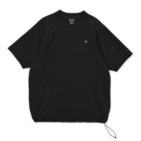 Marmot（マーモット）MMT Light 4way Woven S/S（MMT ライト4ウーブン ショートスリーブ）/ Charcoal（チャコール）・Black（ブラック）