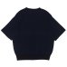画像2: FilMelange（フィルメランジェ）CASEY（ケイシー）"畦編みニットソー" / Navy Melange（ネイビーメランジェ） (2)