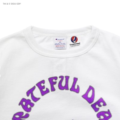 画像5: Champion（チャンピオン）T1011 US Print T-Shirt・Made in USA（ティーテンイレブンUSプリントTシャツ）"Grateful Dead" / White（ホワイト）・Silver Gray（シルバーグレー）