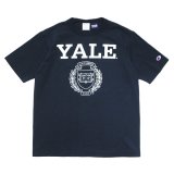 Champion（チャンピオン）T1011 US Print T-Shirt・Made in USA（ティーテンイレブンUSプリントTシャツ）"YALE" / Navy（ネイビー）
