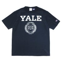 Champion（チャンピオン）T1011 US Print T-Shirt・Made in USA（ティーテンイレブンUSプリントTシャツ）"YALE" / Navy（ネイビー）