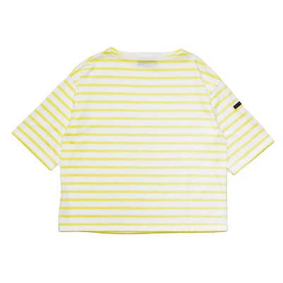 画像1: SAINT JAMES（セントジェームス）PIRIAC LOOSE（ピリアック・ルーズ）"Women" / NEIGE×POPCORN（ホワイト×イエロー）