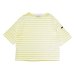 画像1: SAINT JAMES（セントジェームス）PIRIAC LOOSE（ピリアック・ルーズ）"Women" / NEIGE×POPCORN（ホワイト×イエロー） (1)