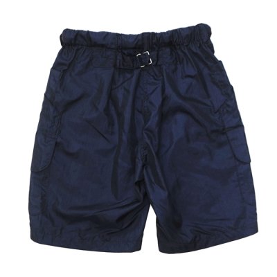 画像2: Post O'Alls（ポストオーバーオールズ）E-Z DEE's Shorts（イージーディーズショーツ）"Crinkle Nylon Taffeta" / Navy（ネイビー）