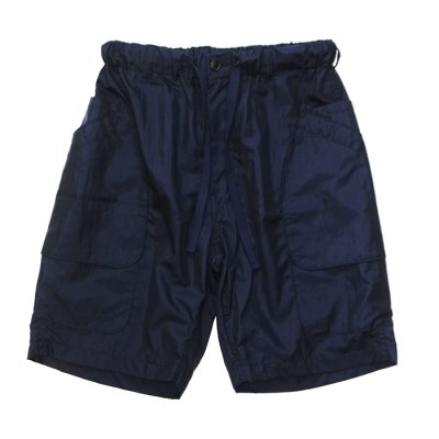 画像1: Post O'Alls（ポストオーバーオールズ）E-Z DEE's Shorts（イージーディーズショーツ）"Crinkle Nylon Taffeta" / Navy（ネイビー）