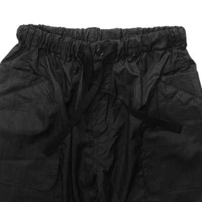 画像3: Post O'Alls（ポストオーバーオールズ）E-Z DEE's Shorts（イージーディーズショーツ）"Crinkle Nylon Taffeta" / Black（ブラック）