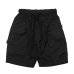 画像1: Post O'Alls（ポストオーバーオールズ）E-Z DEE's Shorts（イージーディーズショーツ）"Crinkle Nylon Taffeta" / Black（ブラック） (1)