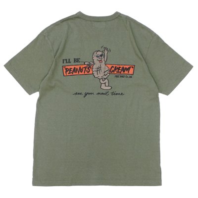 画像5: free rage（フリーレイジ）リサイクルコットンプリントTee "PEANUTS CREAM Vol,2" / White（ホワイト）・Leaf（リーフ）