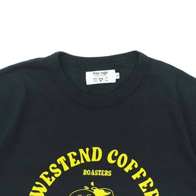 画像5: free rage（フリーレイジ）リサイクルコットンプリントTee "Bread and Coffee" / White（ホワイト）・Sumi（スミクロ）