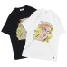 画像1: free rage（フリーレイジ）リサイクルコットンプリントTee"Analog Comic" / White（ホワイト）・Sumi（スミクロ） (1)