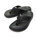 画像2: MALIBU SANDALS（マリブサンダルズ）SURFRIDER（サーフライダー）"POLYESTER" / Black×Black（ブラック×ブラック） (2)