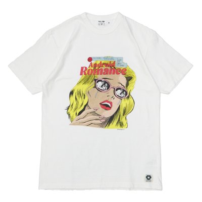 画像2: free rage（フリーレイジ）リサイクルコットンプリントTee"Analog Comic" / White（ホワイト）・Sumi（スミクロ）
