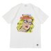 画像2: free rage（フリーレイジ）リサイクルコットンプリントTee"Analog Comic" / White（ホワイト）・Sumi（スミクロ） (2)