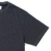 画像6: Yonetomi NEW BASIC（ヨネトミニューベーシック）GARMENT DYE BORDER T-SHIRT（ガーメントダイボーダーTシャツ）/ D,Gray×Gray（ダークグレー×グレー）・Black Navy×White（ブラックネイビー×ホワイト） (6)