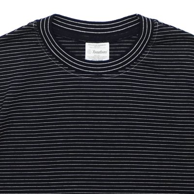 画像5: Yonetomi NEW BASIC（ヨネトミニューベーシック）GARMENT DYE BORDER T-SHIRT（ガーメントダイボーダーTシャツ）/ D,Gray×Gray（ダークグレー×グレー）・Black Navy×White（ブラックネイビー×ホワイト）