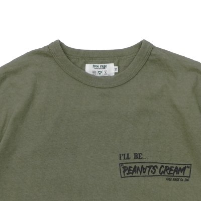 画像6: free rage（フリーレイジ）リサイクルコットンプリントTee "PEANUTS CREAM Vol,2" / White（ホワイト）・Leaf（リーフ）