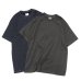 画像1: Yonetomi NEW BASIC（ヨネトミニューベーシック）GARMENT DYE BORDER T-SHIRT（ガーメントダイボーダーTシャツ）/ D,Gray×Gray（ダークグレー×グレー）・Black Navy×White（ブラックネイビー×ホワイト） (1)