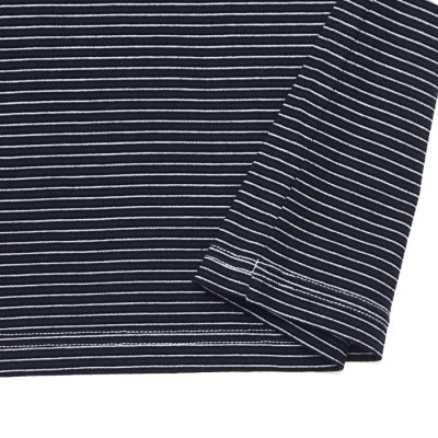 画像7: Yonetomi NEW BASIC（ヨネトミニューベーシック）GARMENT DYE BORDER T-SHIRT（ガーメントダイボーダーTシャツ）/ D,Gray×Gray（ダークグレー×グレー）・Black Navy×White（ブラックネイビー×ホワイト）