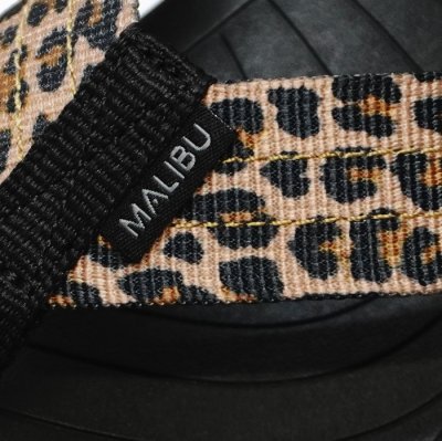 画像7: MALIBU SANDALS（マリブサンダルズ）SURFRIDER（サーフライダー）"POLYESTER" / Leopard×Black（レオパード×ブラック）