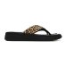 画像1: MALIBU SANDALS（マリブサンダルズ）SURFRIDER（サーフライダー）"POLYESTER" / Leopard×Black（レオパード×ブラック） (1)