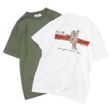 free rage（フリーレイジ）リサイクルコットンプリントTee "PEANUTS CREAM Vol,2" / White（ホワイト）・Leaf（リーフ）