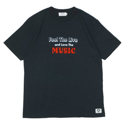 画像3: free rage（フリーレイジ）リサイクルコットンプリントTee "Music" / White（ホワイト）・Sumi（スミクロ）