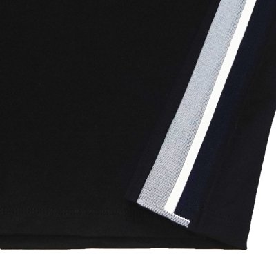 画像6: COOHEM（コーヘン）KNIT SIDELINE T-SHIRT（ニットサイドラインTシャツ）/ Black（ブラック）