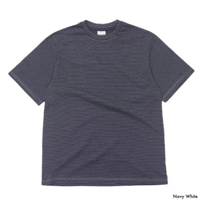 画像4: Yonetomi NEW BASIC（ヨネトミニューベーシック）GARMENT DYE BORDER T-SHIRT（ガーメントダイボーダーTシャツ）/ 3Color（全3色展開）