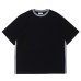 画像1: COOHEM（コーヘン）KNIT SIDELINE T-SHIRT（ニットサイドラインTシャツ）/ Black（ブラック） (1)