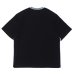 画像2: COOHEM（コーヘン）KNIT SIDELINE T-SHIRT（ニットサイドラインTシャツ）/ Black（ブラック） (2)