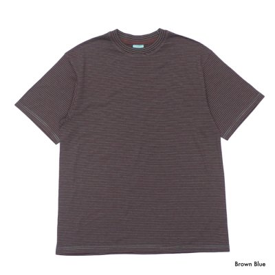 画像6: Yonetomi NEW BASIC（ヨネトミニューベーシック）GARMENT DYE BORDER T-SHIRT（ガーメントダイボーダーTシャツ）/ 3Color（全3色展開）