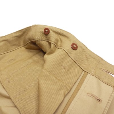 画像5: Nigel Cabourn（ナイジェル・ケーボン）NEW BASIC CHINO PANT（ニューベーシックチノパンツ）"WEST POINT" / Beige（ベージュ）【裾上げ無料】