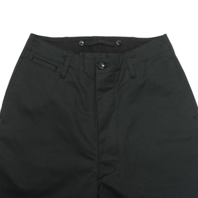 画像3: Nigel Cabourn（ナイジェル・ケーボン）NEW BASIC CHINO PANT（ニューベーシックチノパンツ）"WEST POINT" / Black（ブラック）【裾上げ無料】