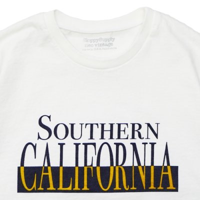 画像3: Sloppy Supply（スラッピーサプライ）Neo Vintage Short Sleeve Print Tee（ショートスリーブプリントTシャツ）"SO.CAL"/ White（ホワイト）
