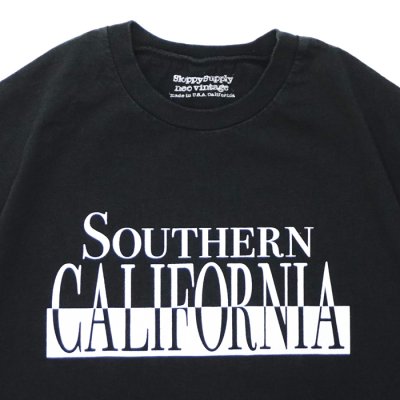 画像3: Sloppy Supply（スラッピーサプライ）Neo Vintage Short Sleeve Print Tee（ショートスリーブプリントTシャツ）"SO.CAL"/ Black（ブラック）
